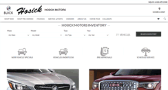 Desktop Screenshot of hosick-motors.com